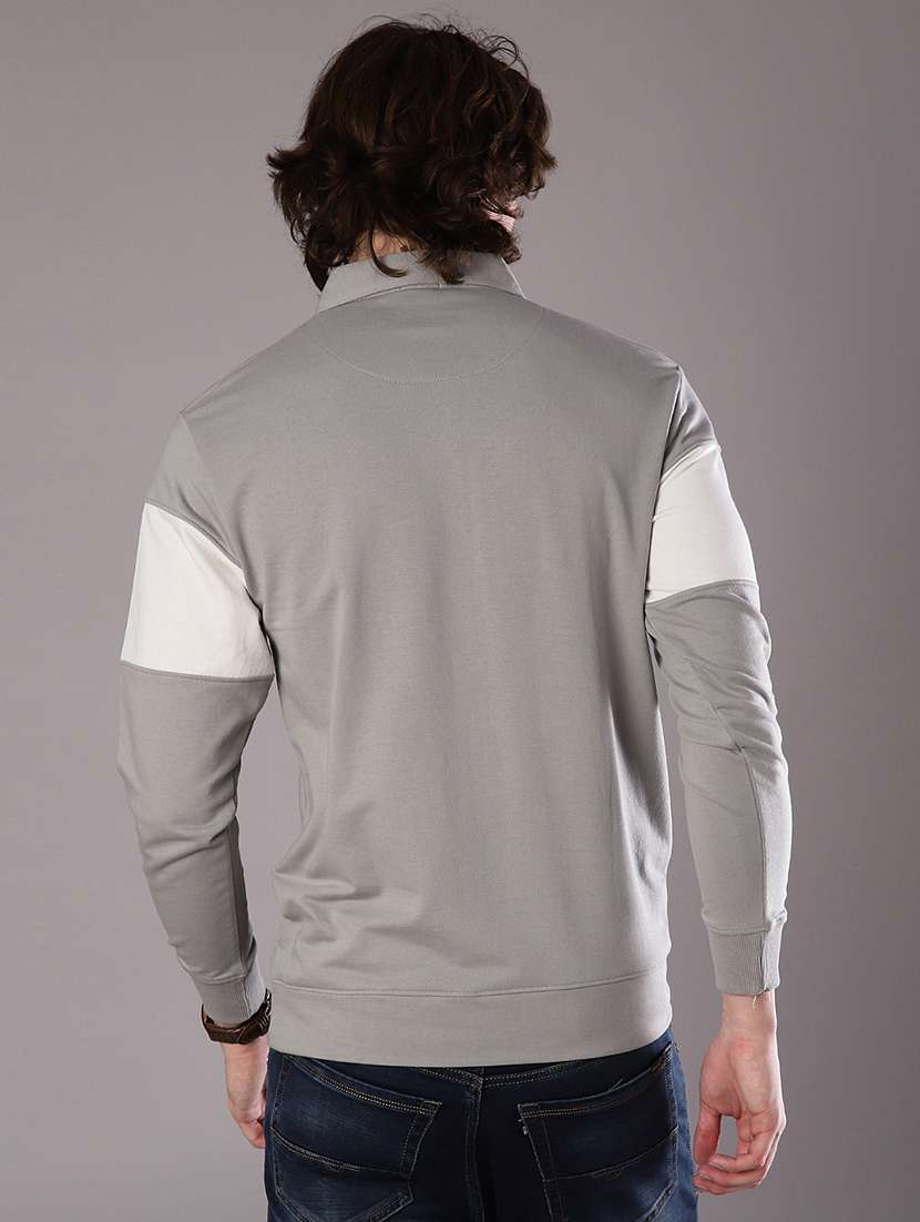 men chest print long sleeve slim fit t-shirt  - 21997680 -  Standard Image - 2