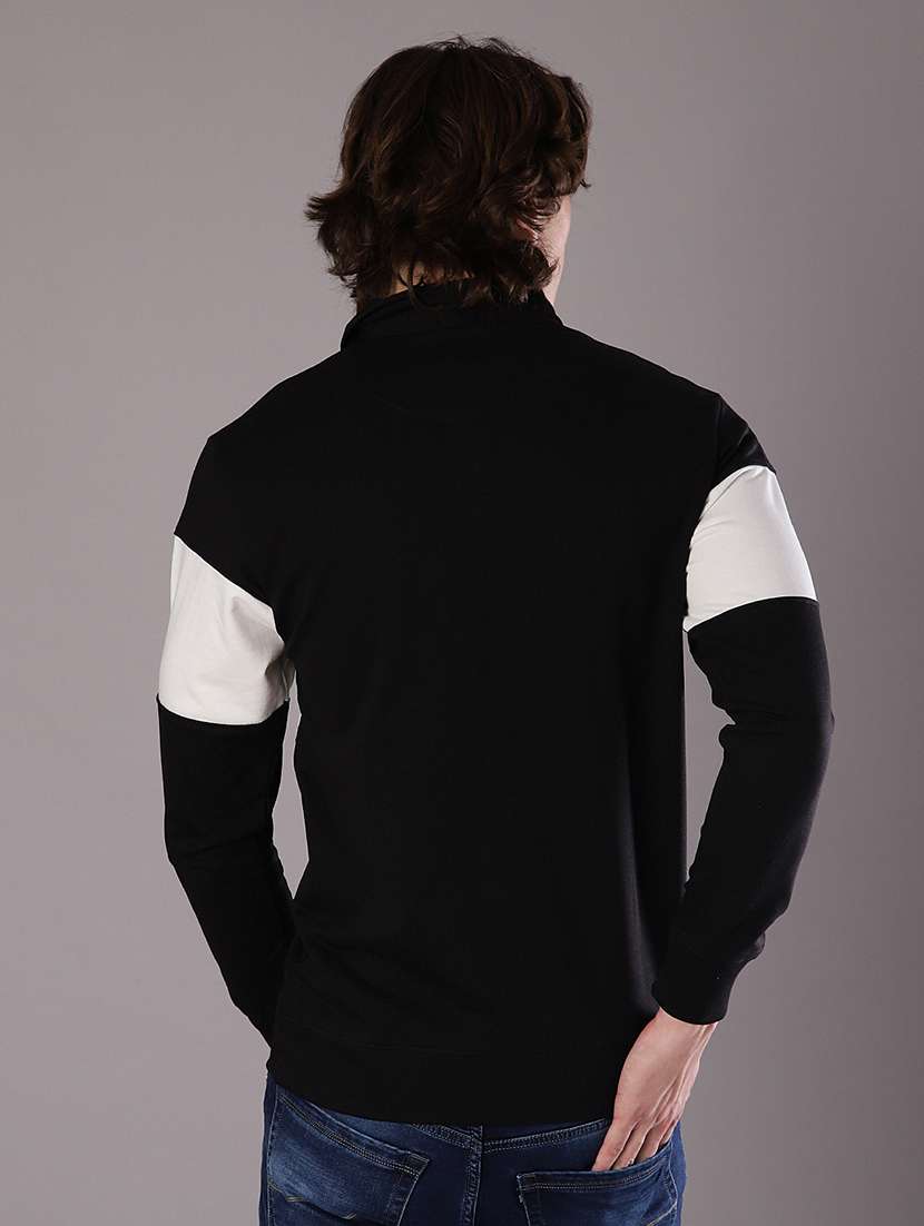 men chest print long sleeve slim fit polo t-shirt  - 21997684 -  Standard Image - 2