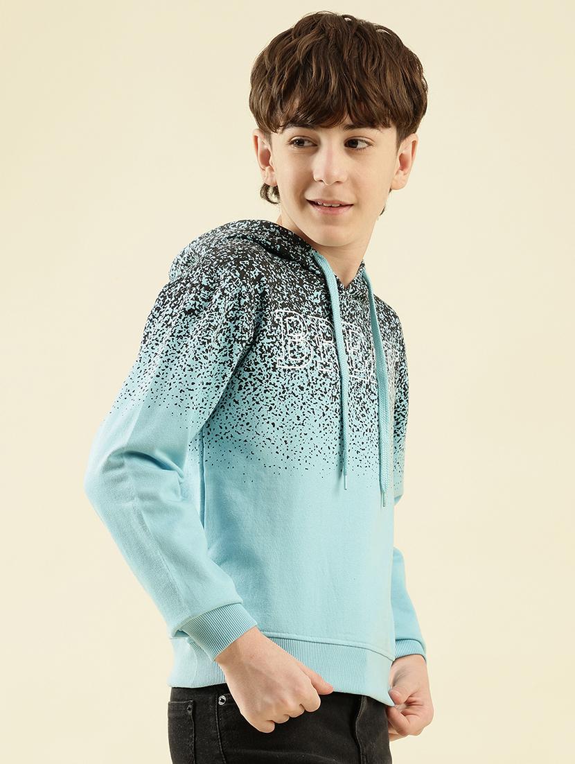 boys printed long sleeve hooded sweatshirt - 21997802 - Standard Image - 2