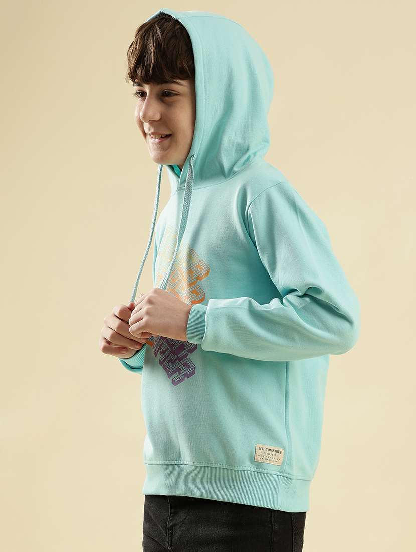 boys printed long sleeve  hooded sweatshirt - 21997809 -  Standard Image - 2