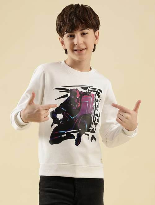 boys printed long sleeve sweatshirt - 21997810 -  Standard Image - 0