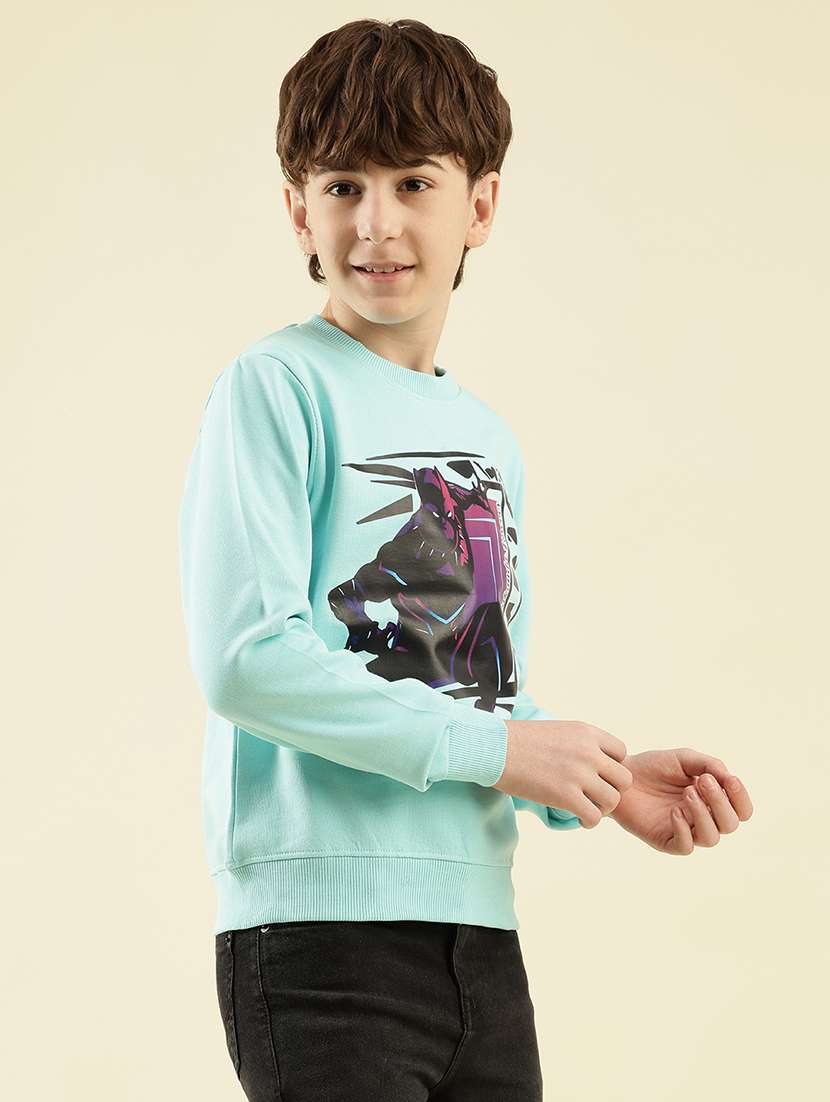 boys printed long sleeve sweatshirt - 21997811 - Standard Image - 2