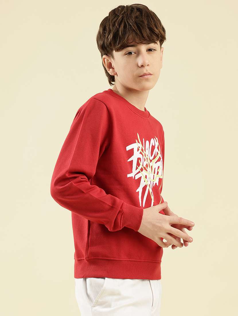 boys printed long sleeve sweatshirt - 21997813 - Standard Image - 2