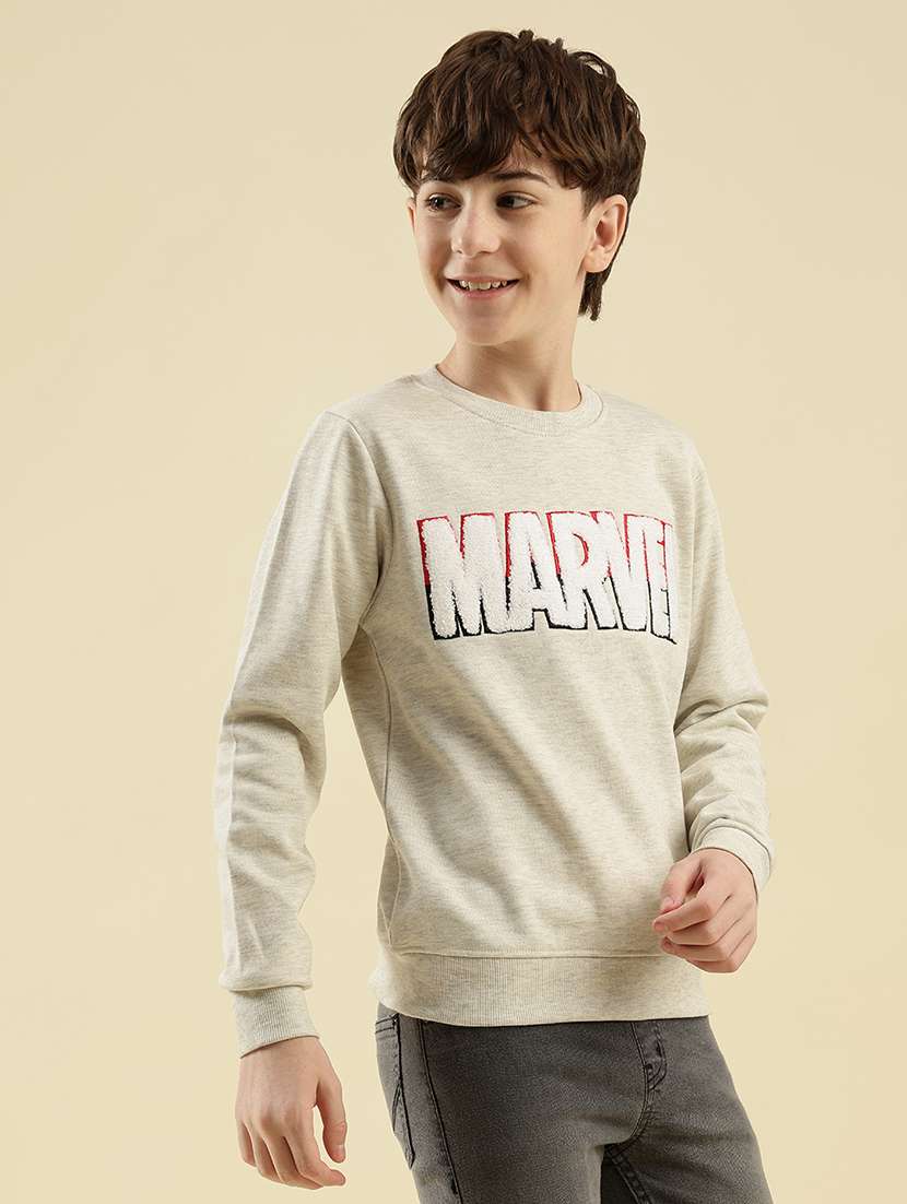 boys printed long sleeve sweatshirt - 21997816 - Standard Image - 2