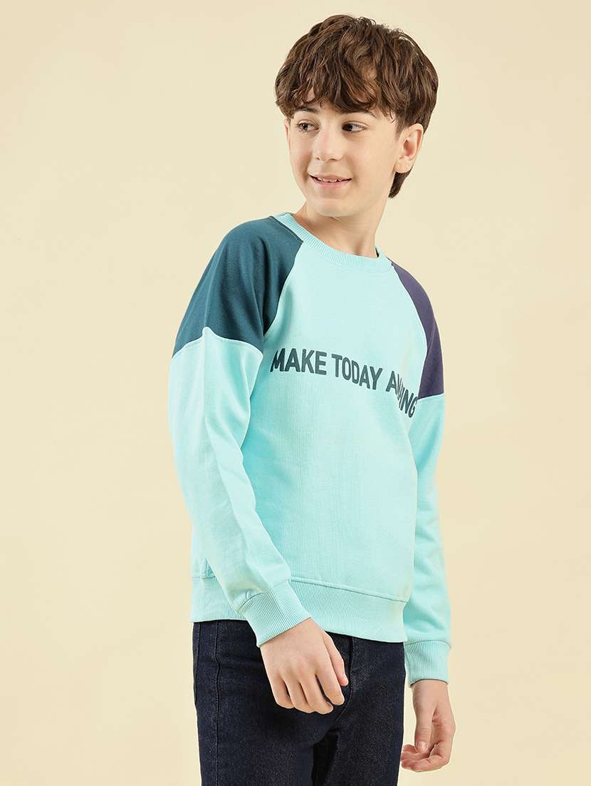 boys printed long sleeve sweatshirt - 21997817 -  Standard Image - 2