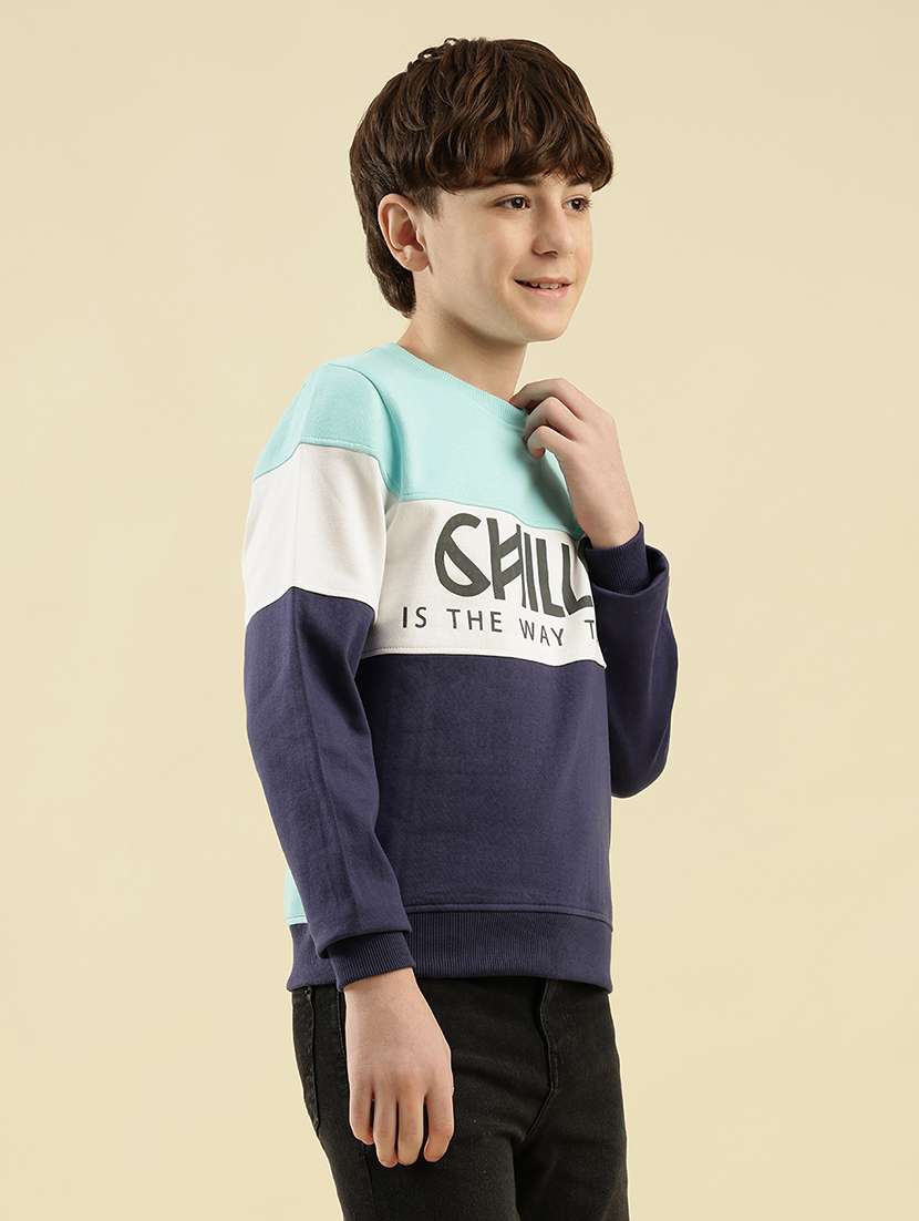 boys printed long sleeve sweatshirt - 21997824 - Standard Image - 2