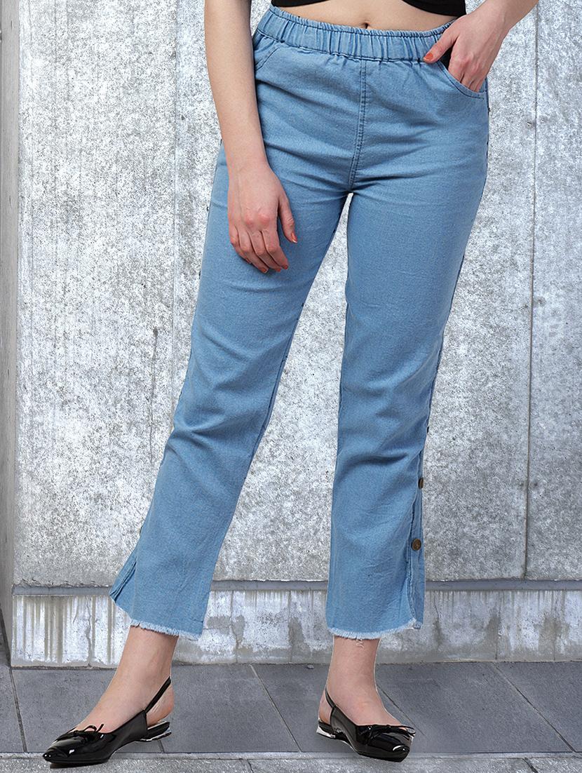 women solid mid rise bootcut jean - 21997906 - Zoom Image - 0
