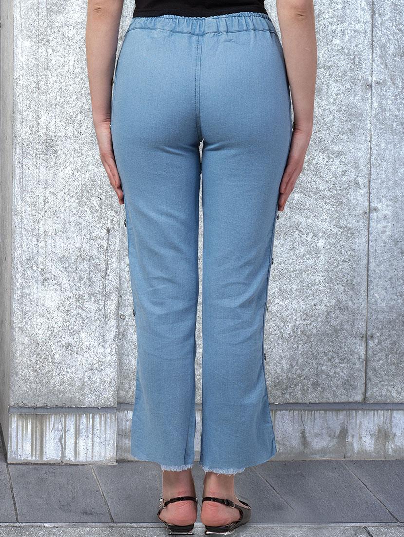 women solid mid rise bootcut jean - 21997906 - Standard Image - 2