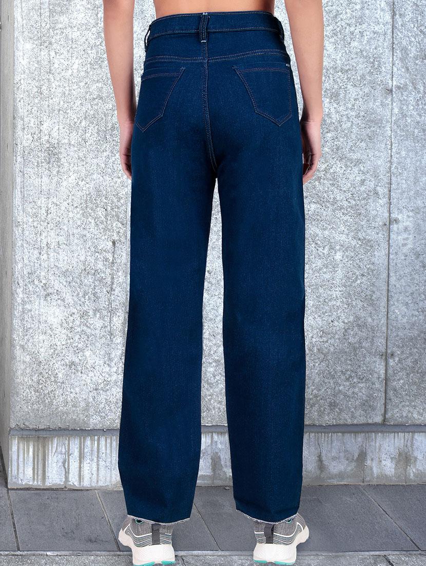 women solid mid rise straight fit jean - 21997908 - Standard Image - 2