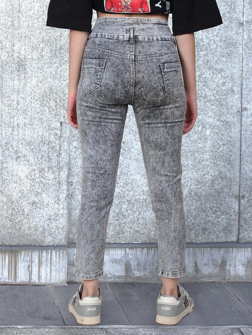 women washed mid rise slim fit jean - 21997919 - Standard Image - 2