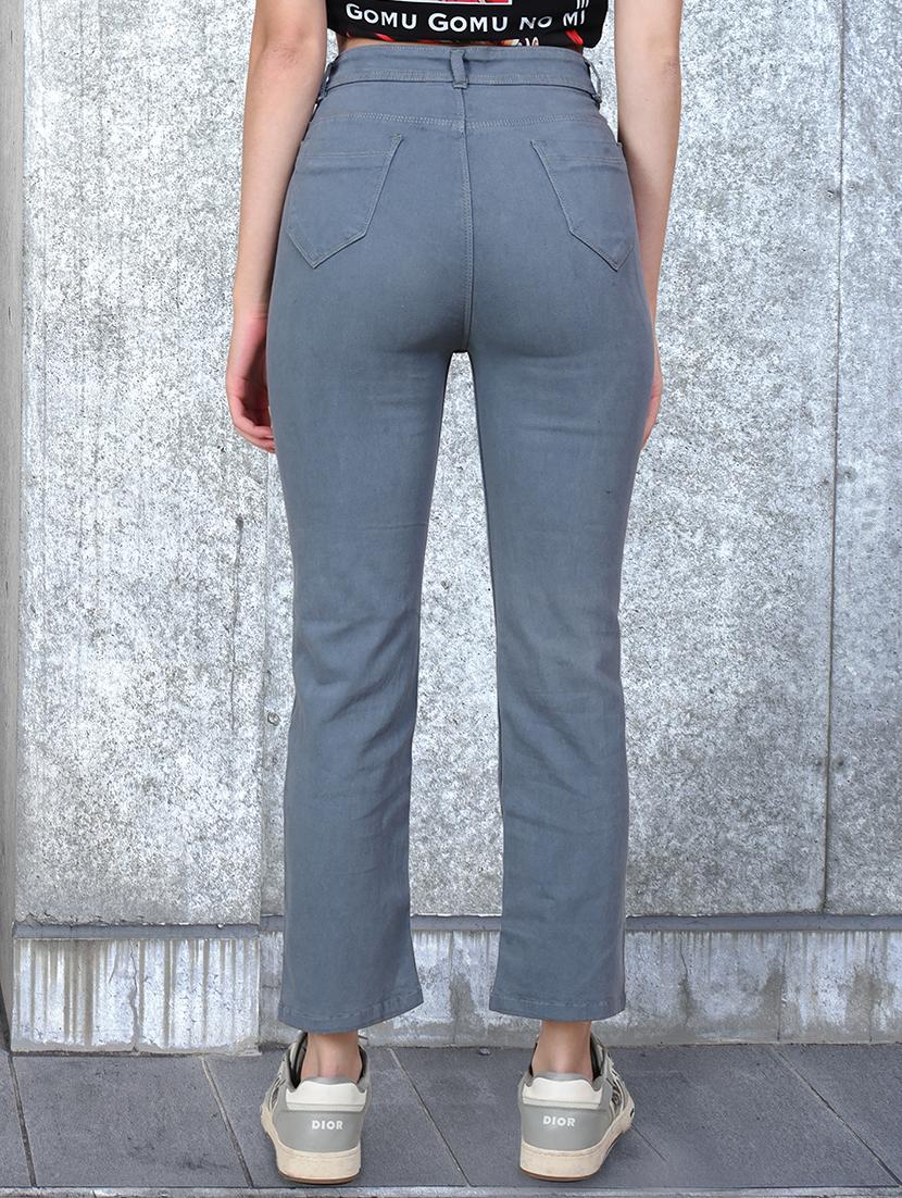 women solid mid rise bootcut jean - 21997920 - Standard Image - 2