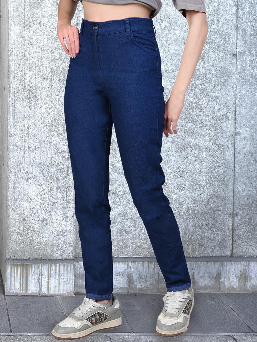 women solid high rise slim fit jean - 21997921 -  Zoom Image - 0
