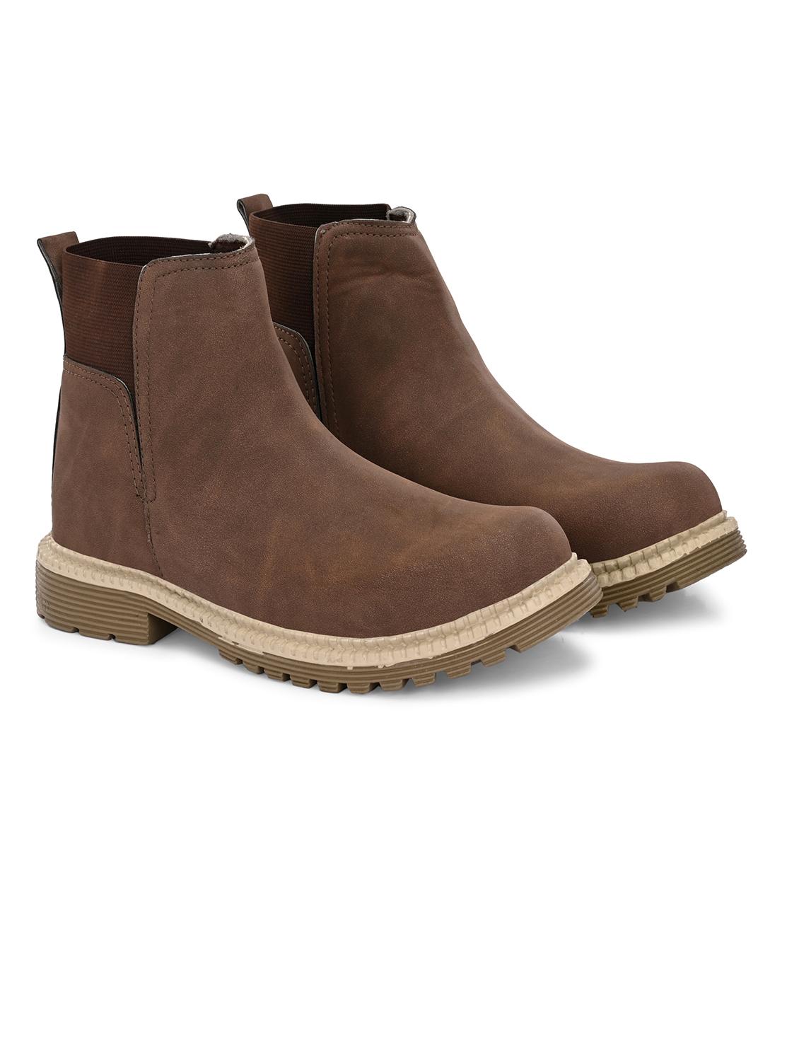 men brown slip on boot - 21998013 - Standard Image - 2