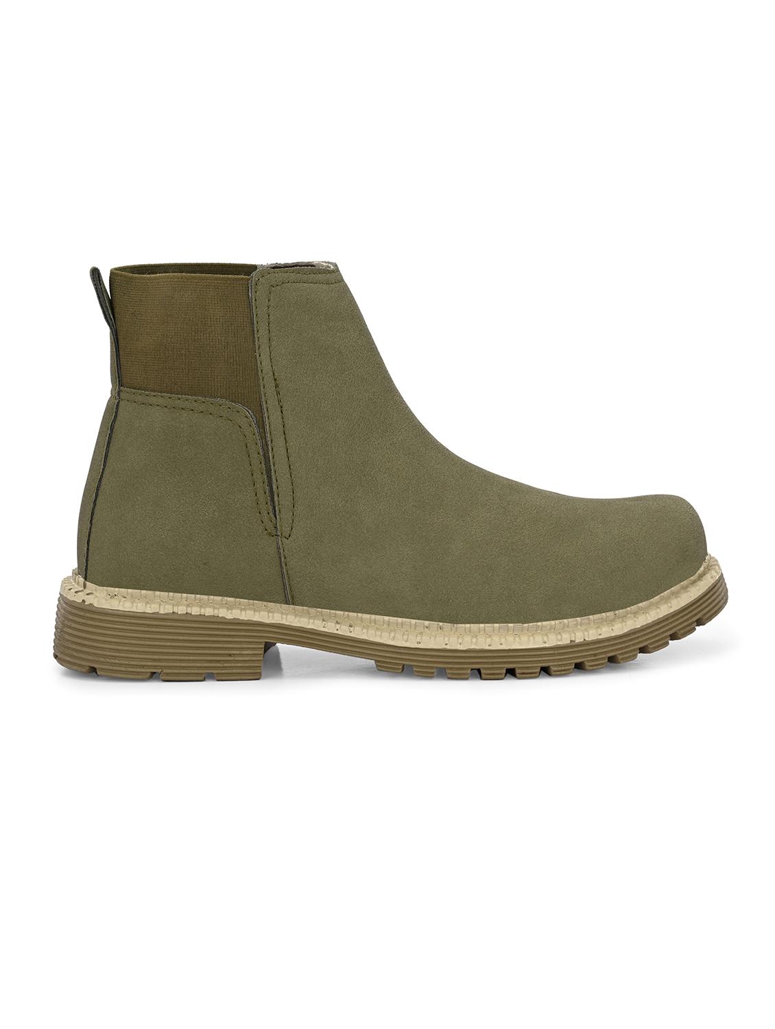 men olive slip on boot - 21998014 - Standard Image - 2