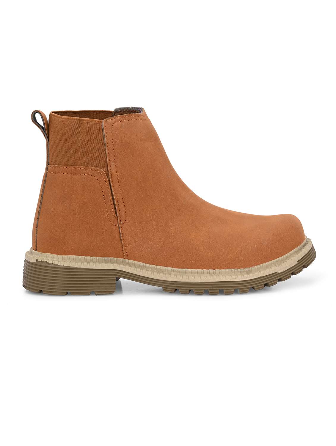 men tan slip on boot - 21998015 -  Standard Image - 2