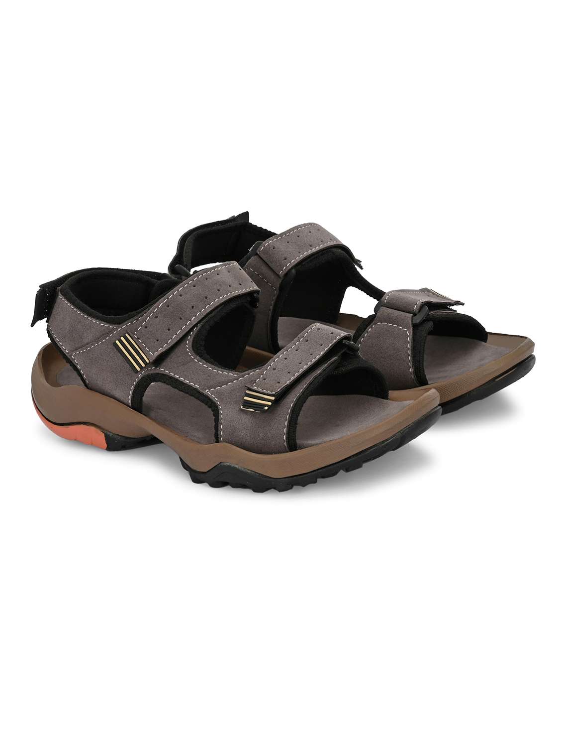 men grey back strap floater - 21998017 - Standard Image - 2