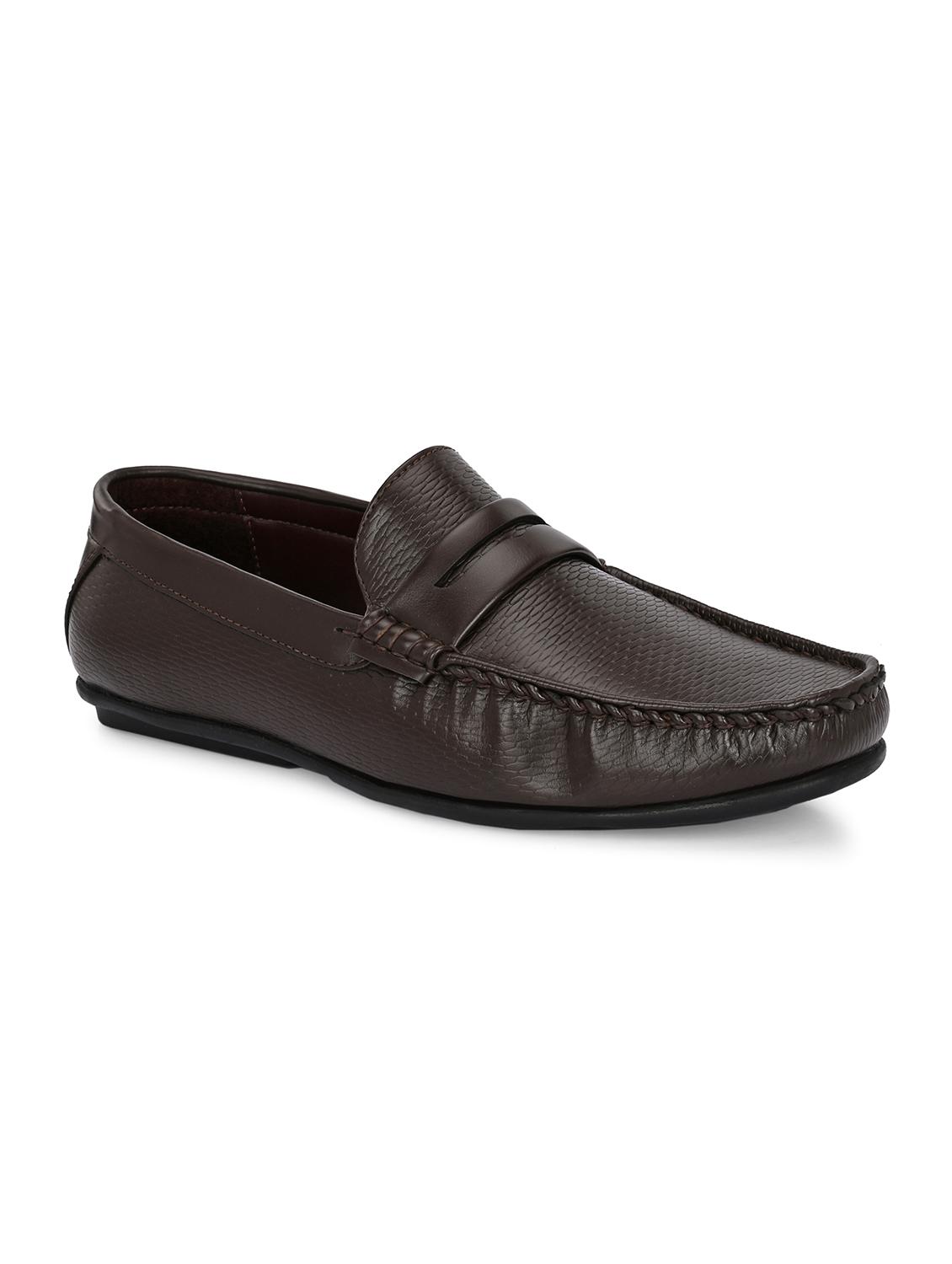 men brown slip on loafer - 21998056 - Standard Image - 2