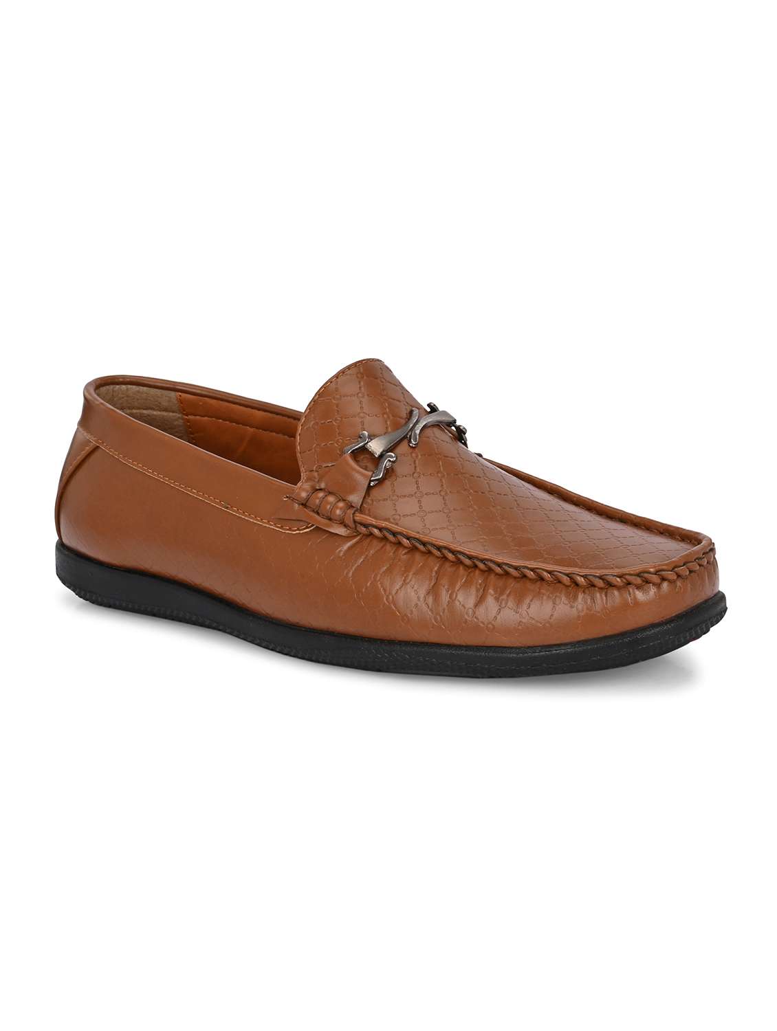 men tan slip on loafer - 21998058 -  Standard Image - 2
