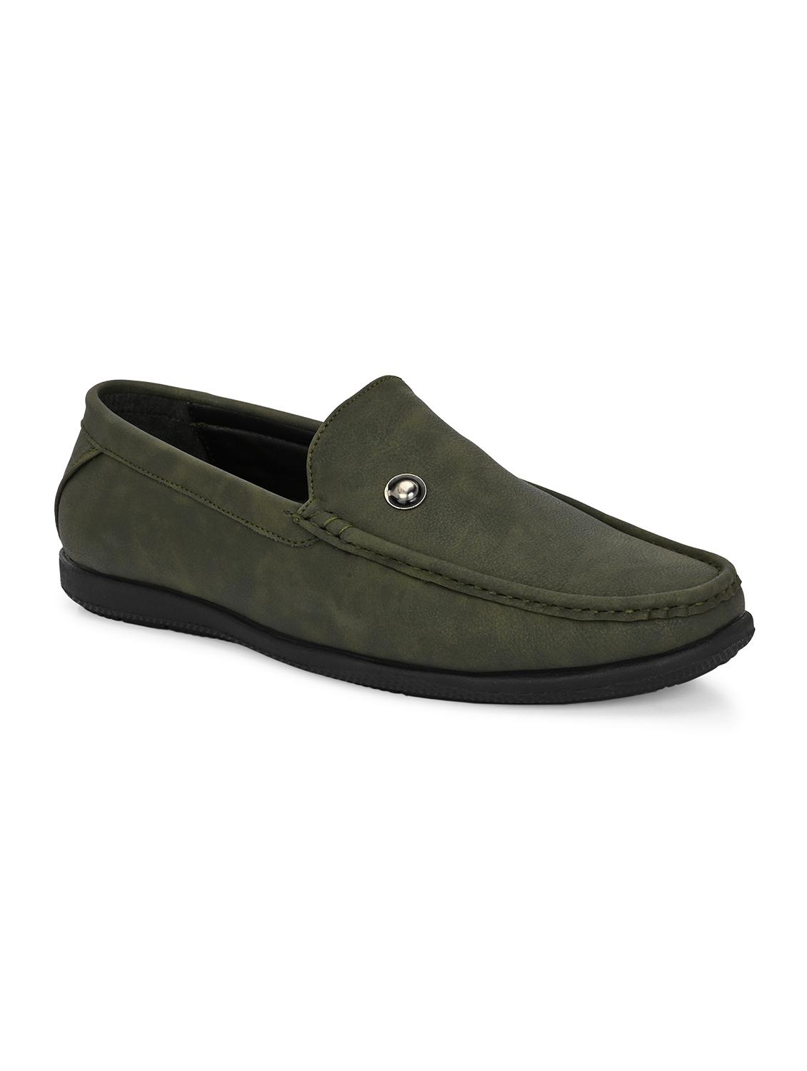 men olive slip on loafer - 21998060 - Standard Image - 2