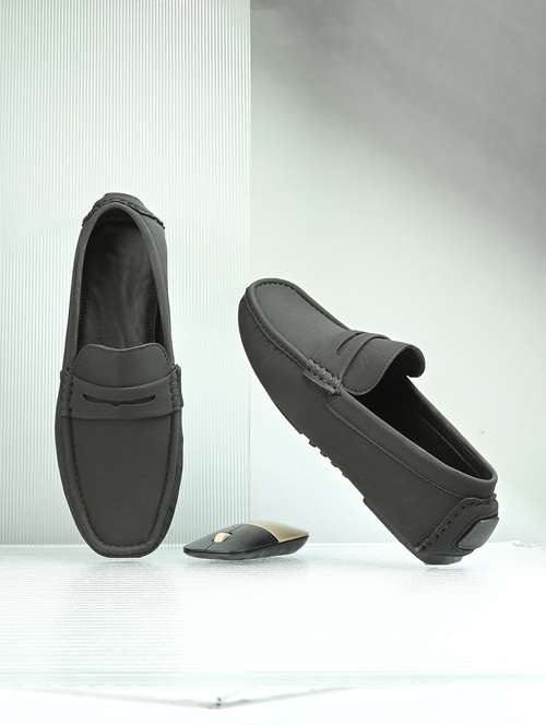 men black slip on loafer - 21998072 - Standard Image - 0
