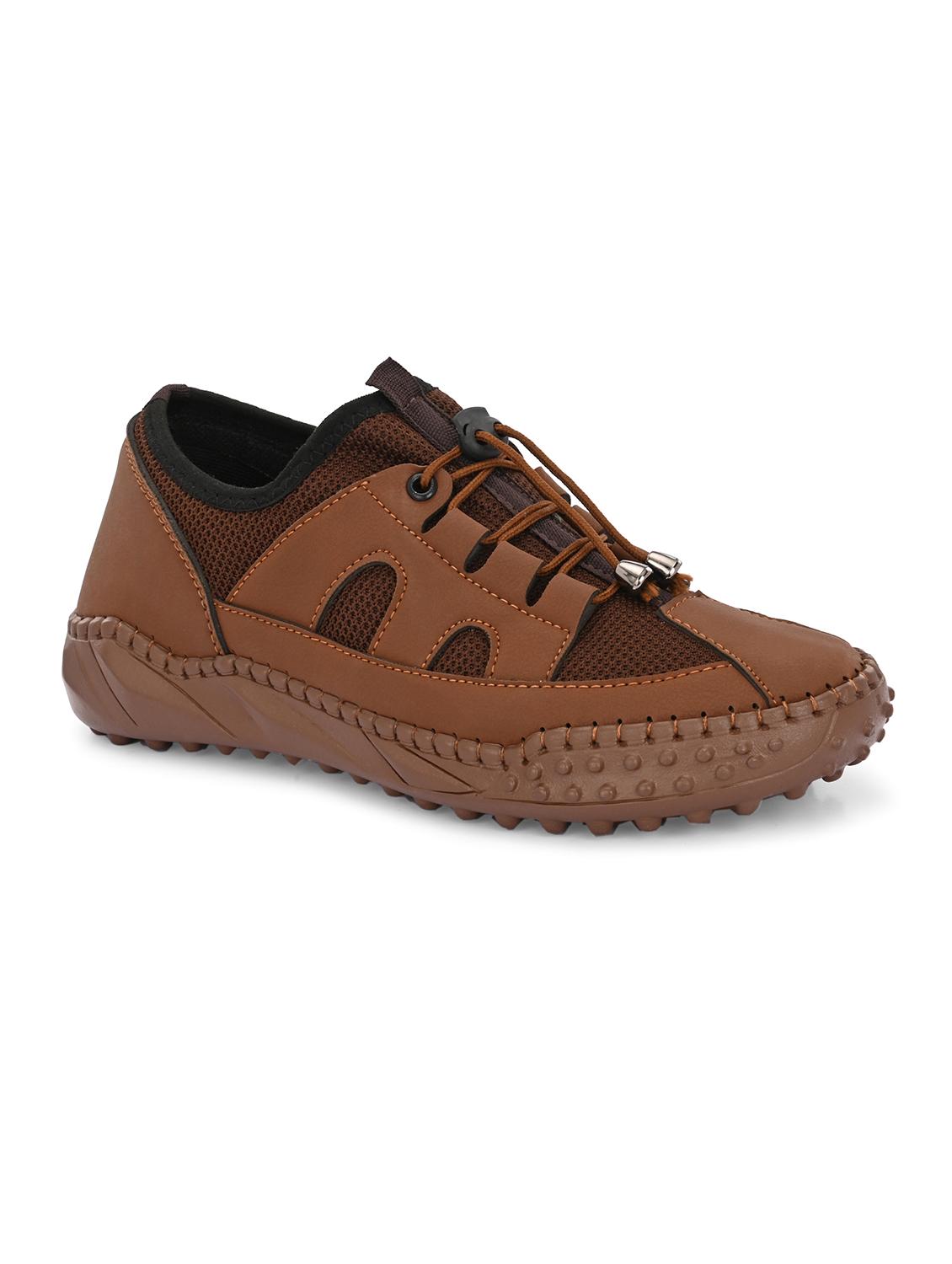 men brown lace up sneaker - 21998092 - Standard Image - 2