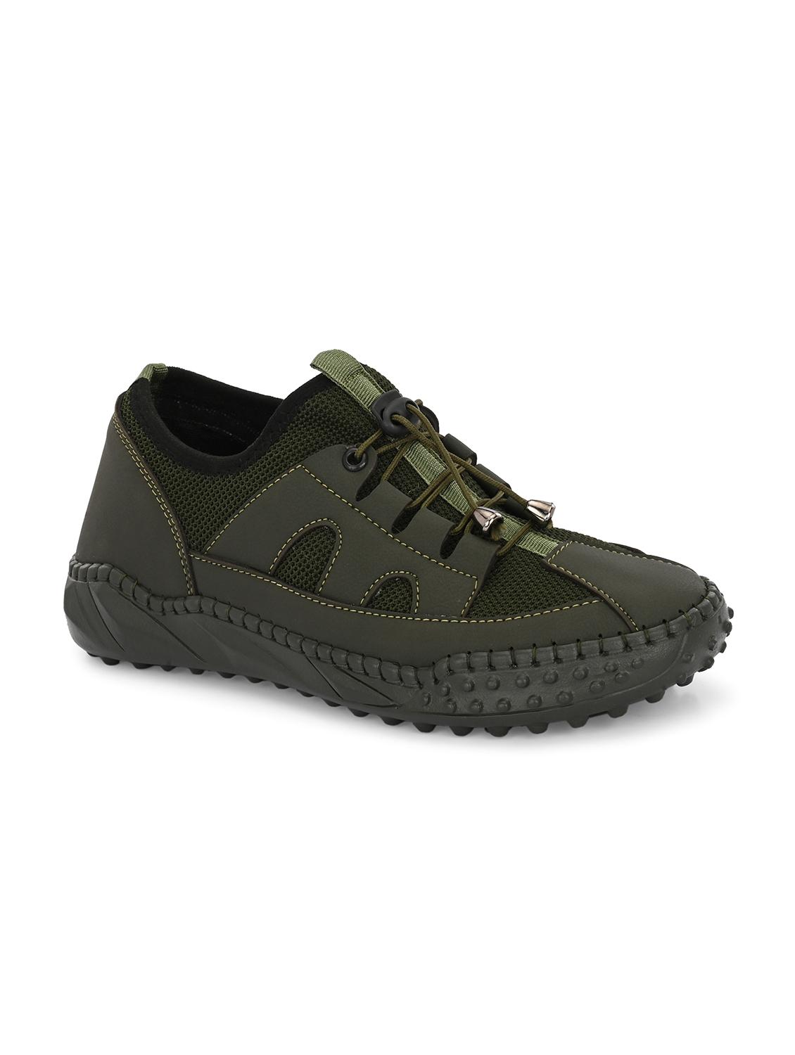 men olive lace up sneaker - 21998094 - Standard Image - 2