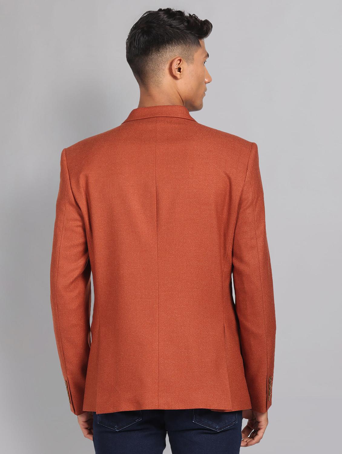 men solid long sleeve single breasted blazer - 21998319 - Standard Image - 2