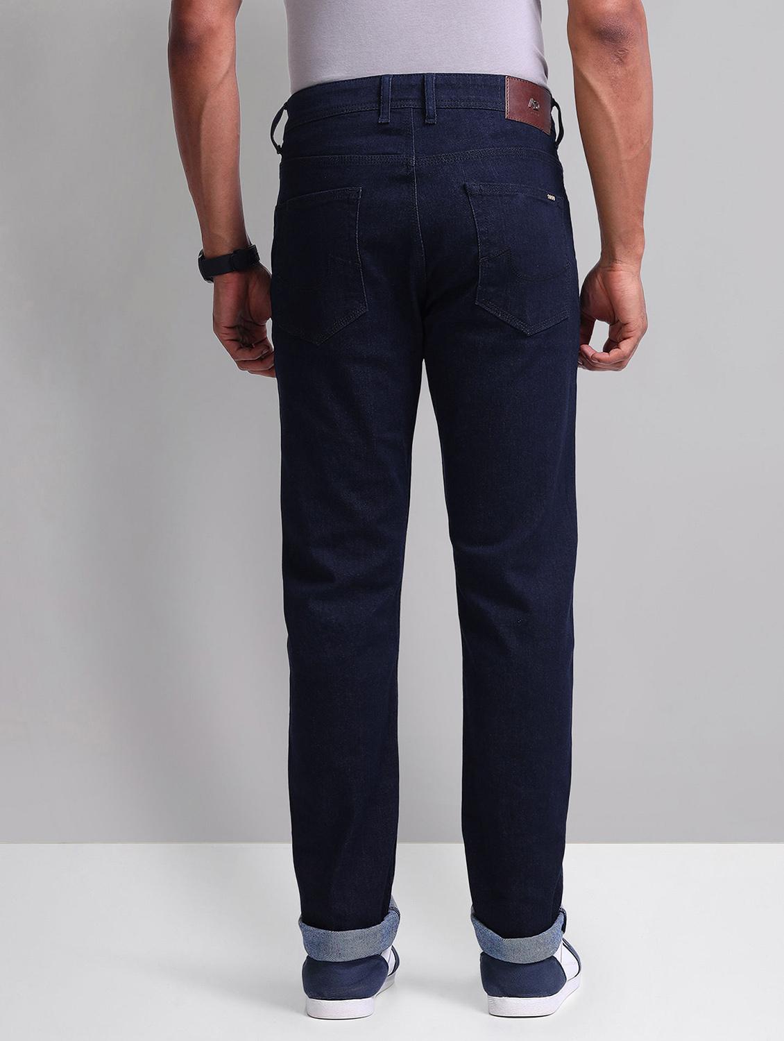 men solid mid rise slim fit jeans - 21998386 - Standard Image - 2