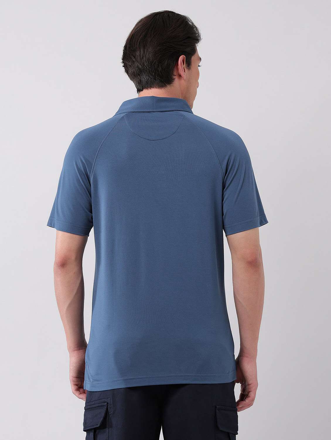 men solid short sleeve regular fit polo t-shirt - 21998423 -  Standard Image - 2