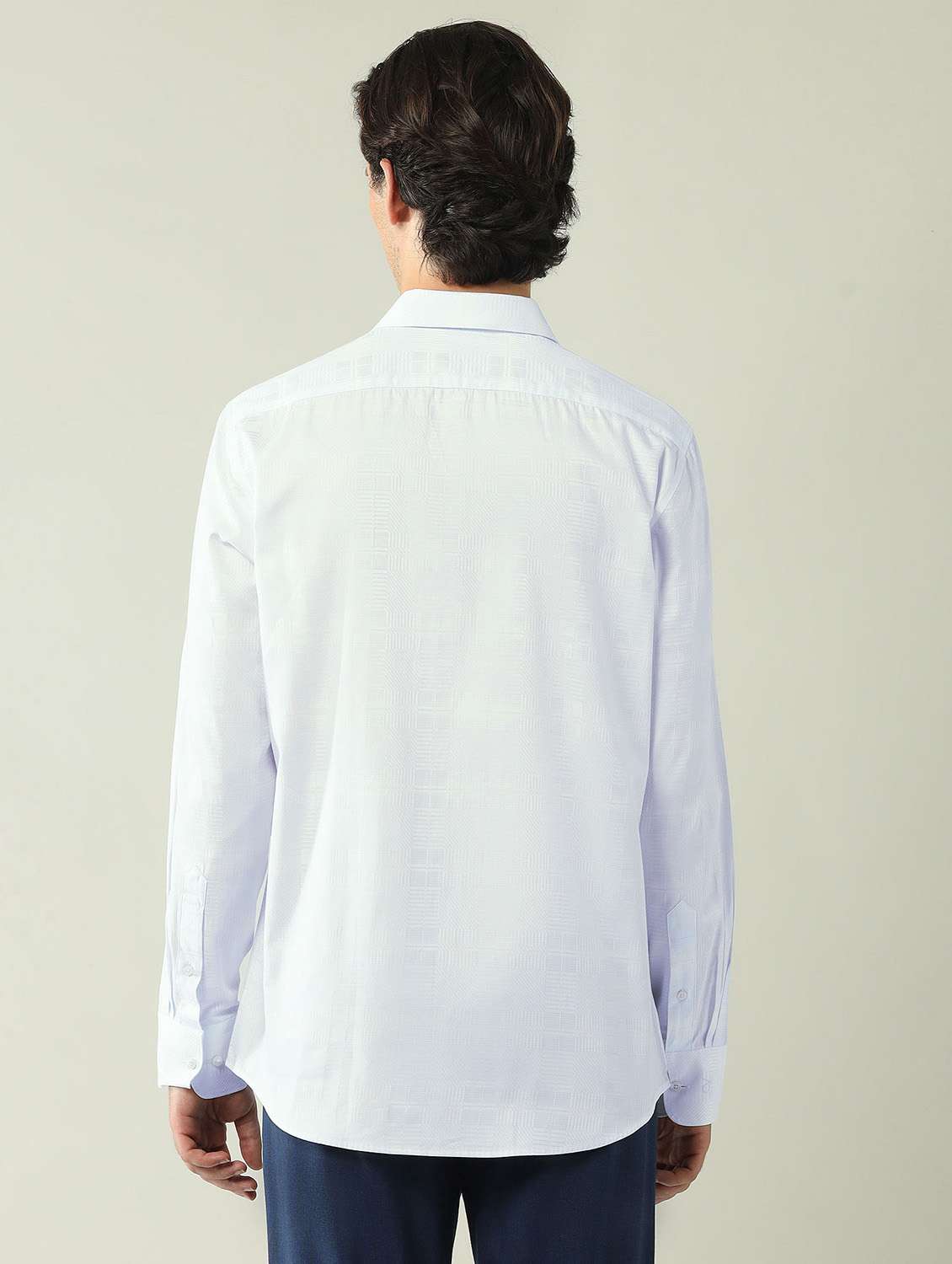 men striped long sleeve regular fit formal shirt - 21998439 - Standard Image - 2
