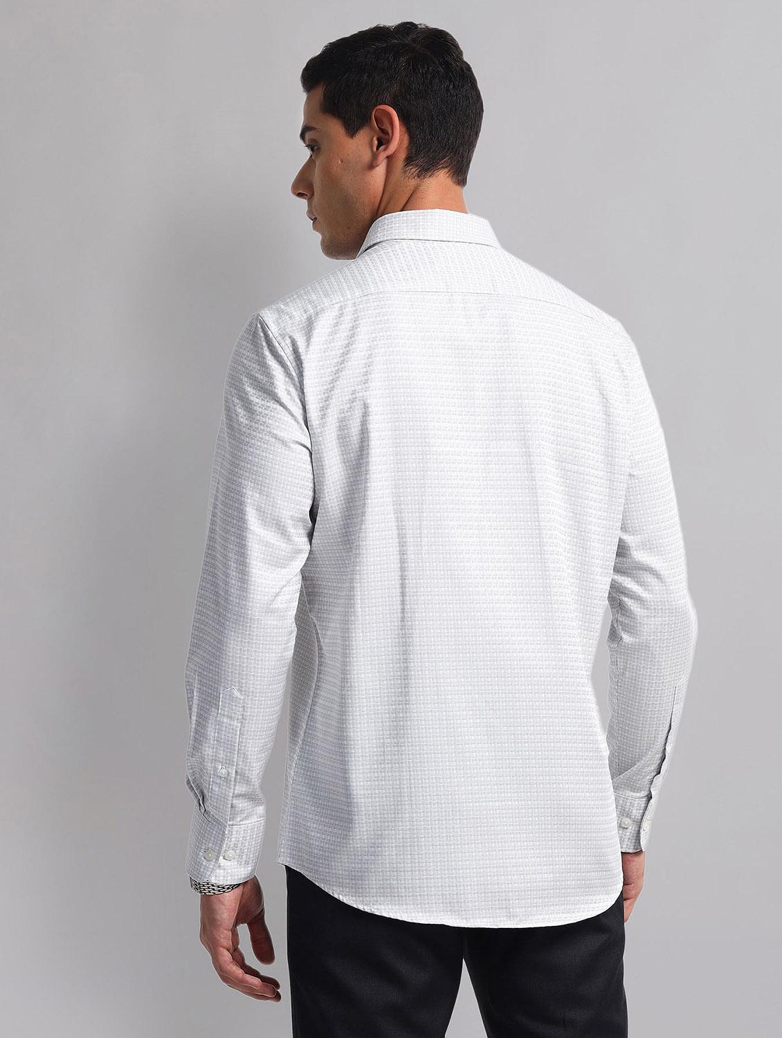 men checkered long sleeve regular fit formal shirt - 21998447 - Standard Image - 2