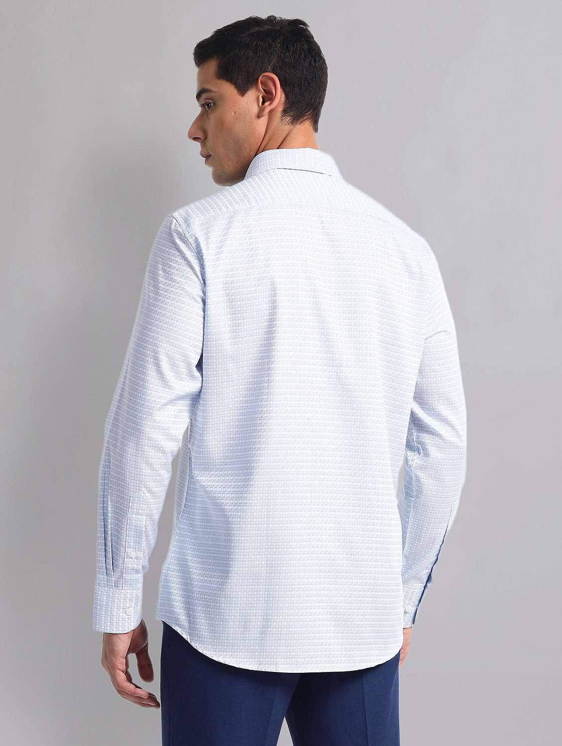 men checkered long sleeve regular fit formal shirt - 21998448 -  Standard Image - 2