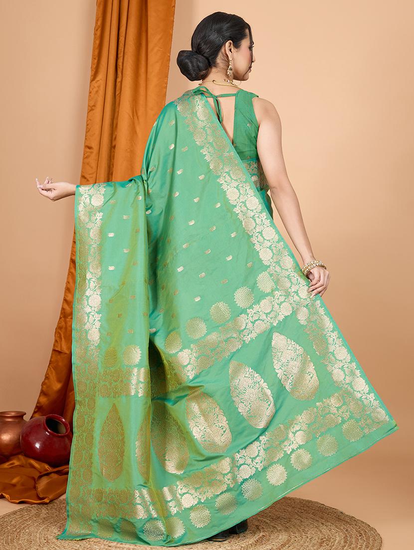 women self design banarasi saree with blouse - 21998520 - Standard Image - 2