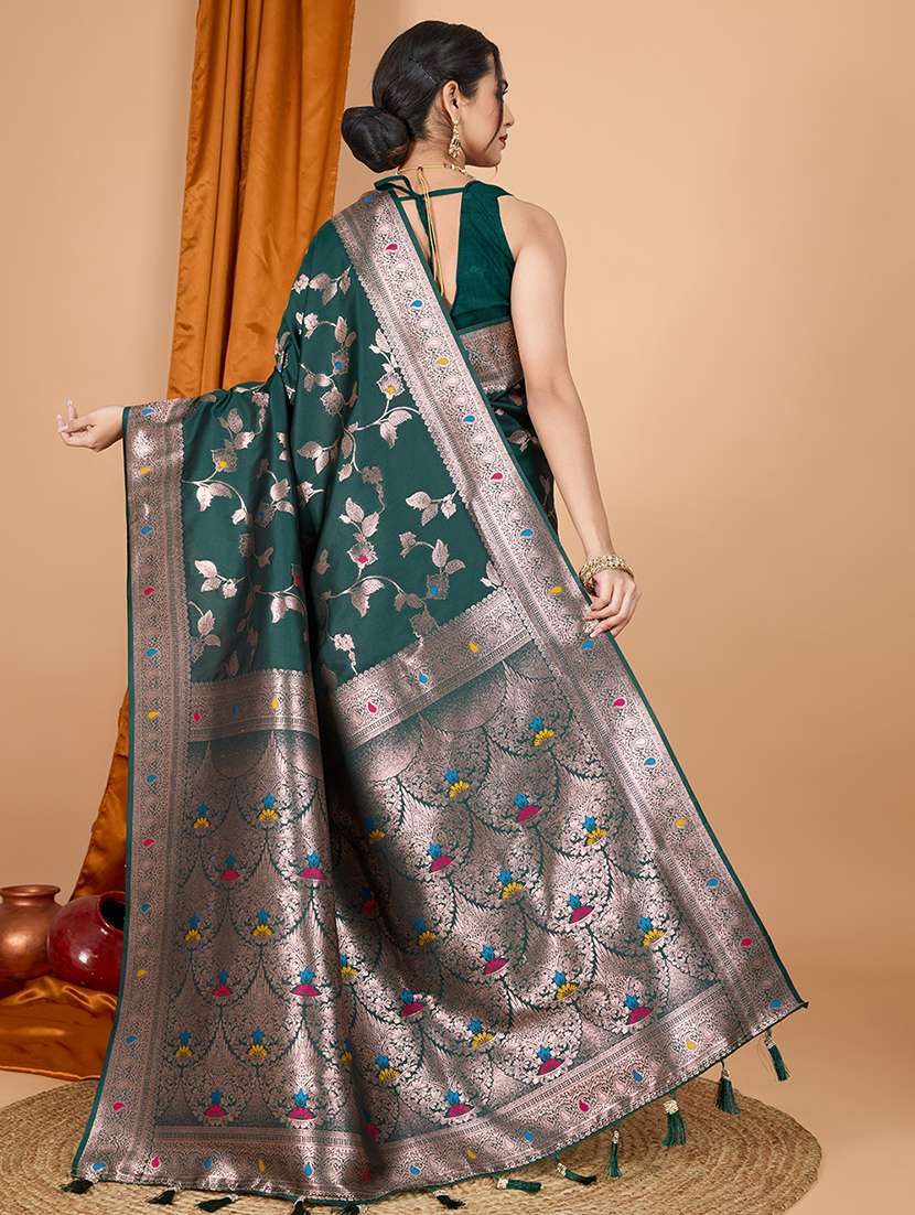 women self design banarasi saree with blouse - 21998527 - Standard Image - 2