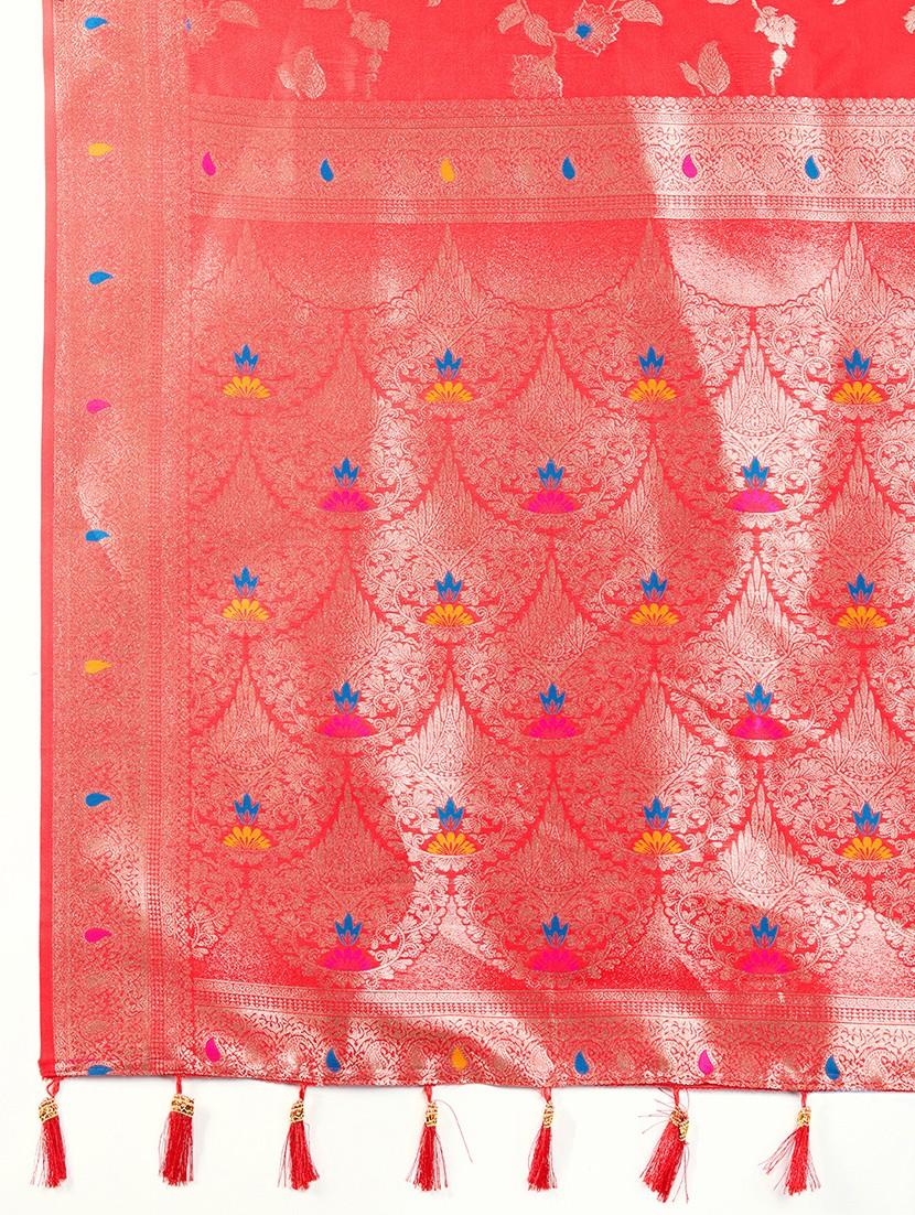 women self design banarasi saree with blouse - 21998534 - Standard Image - 2