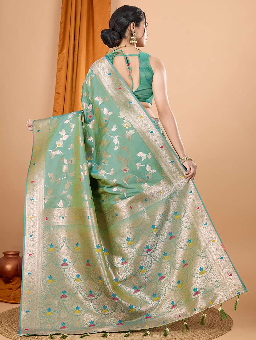 women self design banarasi saree with blouse - 21998535 - Standard Image - 2