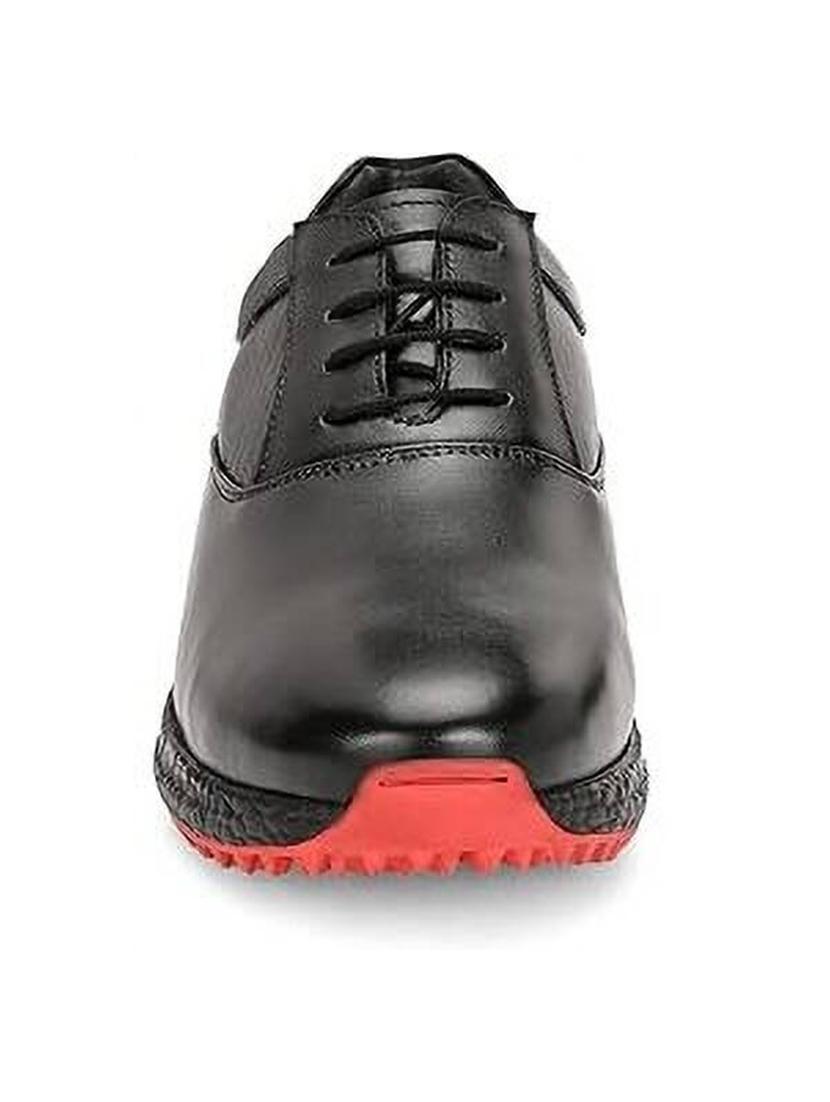 hitcaro men's premium leather lace - up professional golf shoes - 21998671 - Standard Image - 2