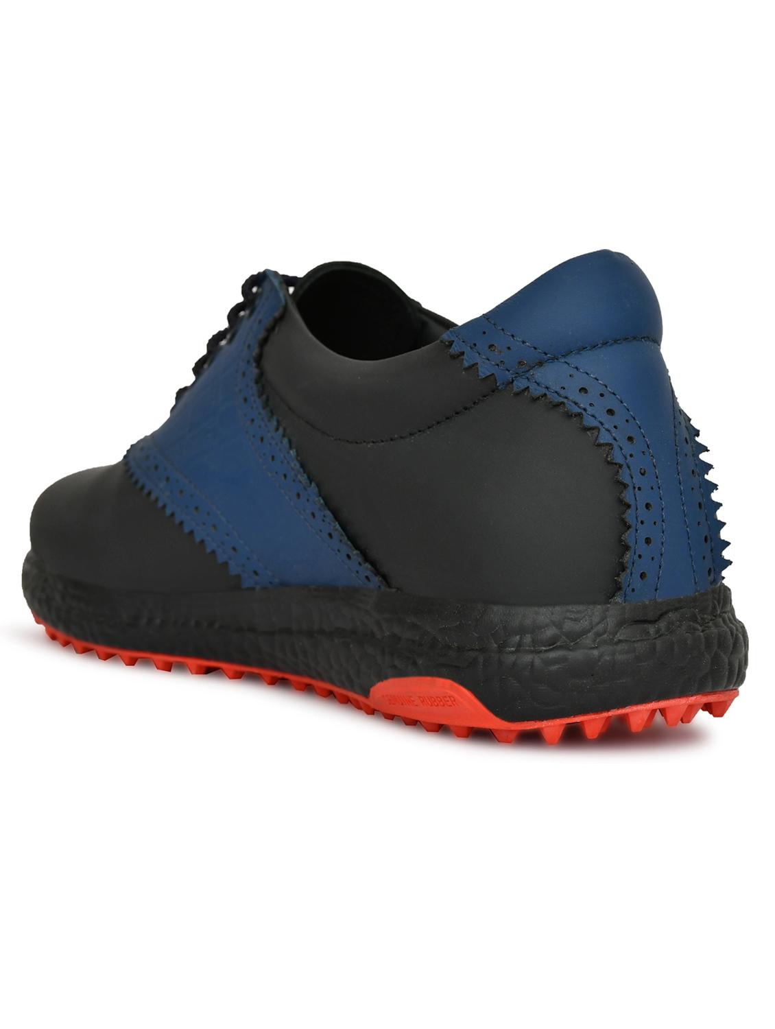 hitcaro men's premium leather lace - up professional golf shoes - 21998673 - Standard Image - 2