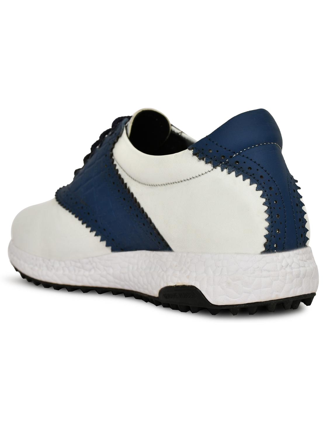 hitcaro men's premium leather lace - up professional golf shoes - 21998678 - Standard Image - 2