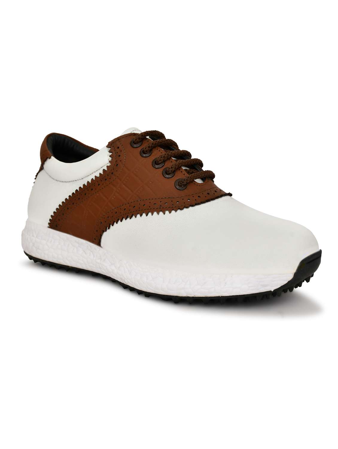 hitcaro men's premium leather lace - up professional golf shoes - 21998679 - Zoom Image - 0