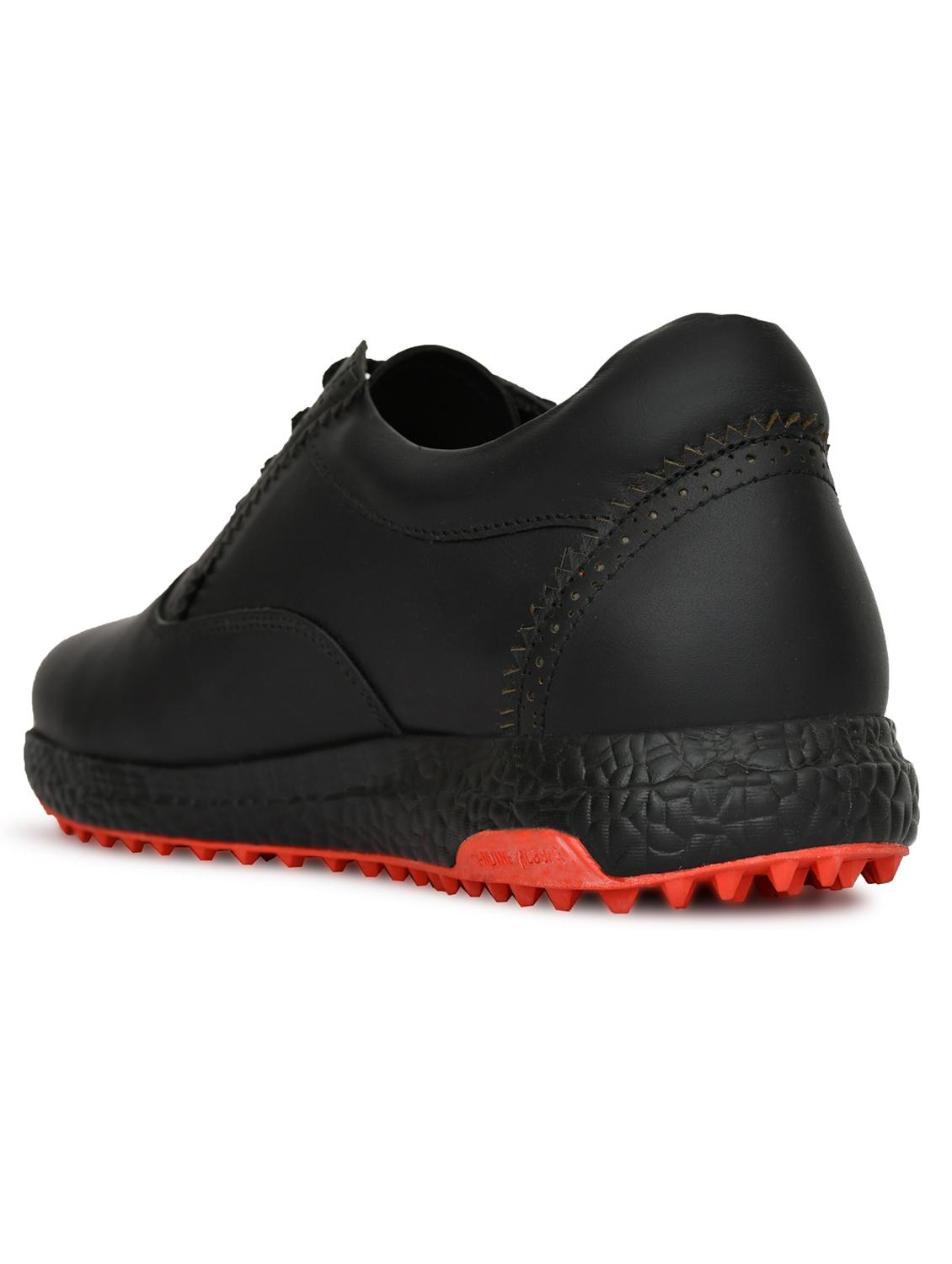 hitcaro men's premium leather lace - up professional golf shoes - 21998683 - Standard Image - 2