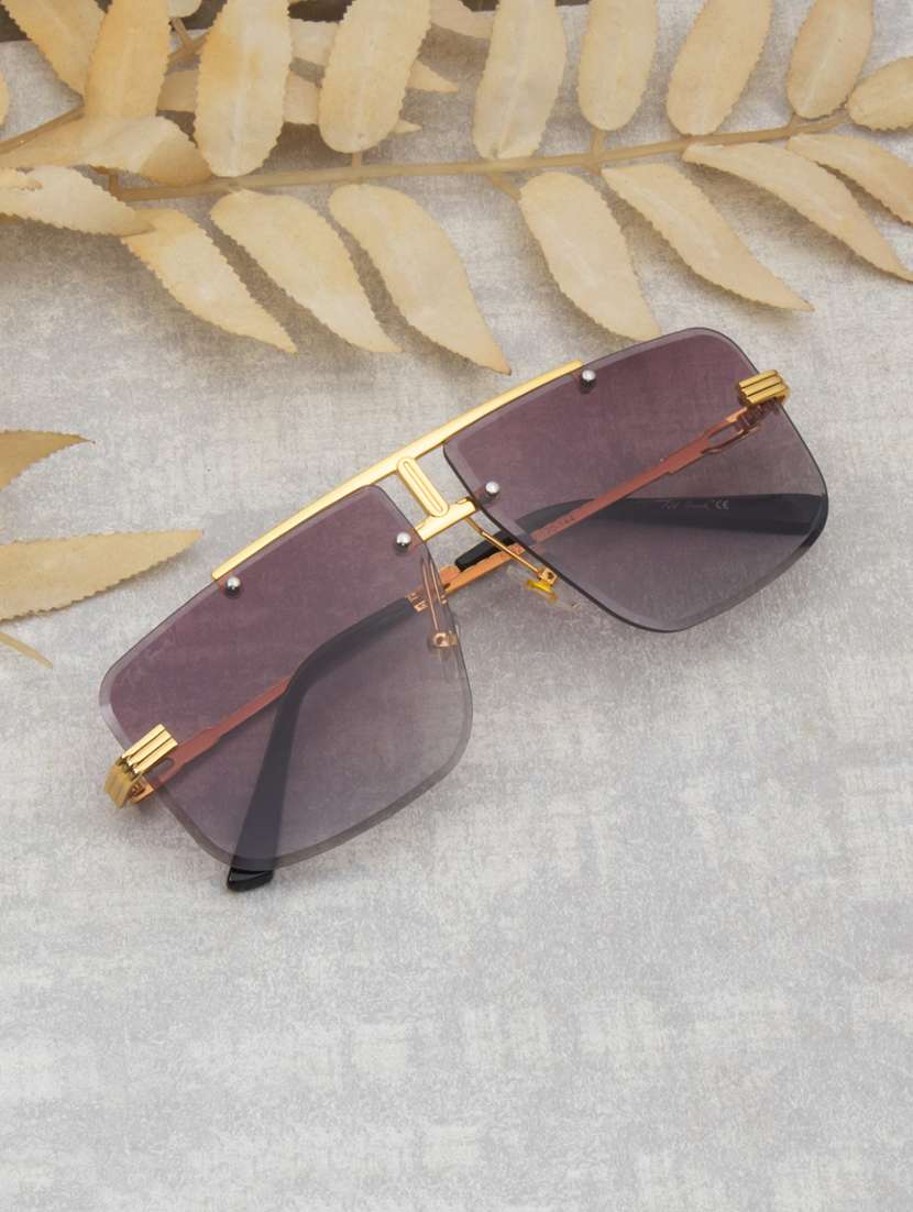 ted smith unisex aviator sunglasses with uv protected lens