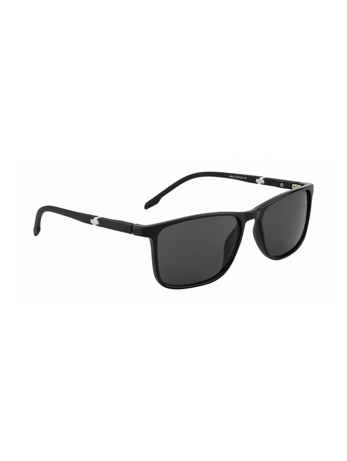 gold berg unisex grey lens & black square sunglasses with uv protected lens - 21998694 - Standard Image - 2