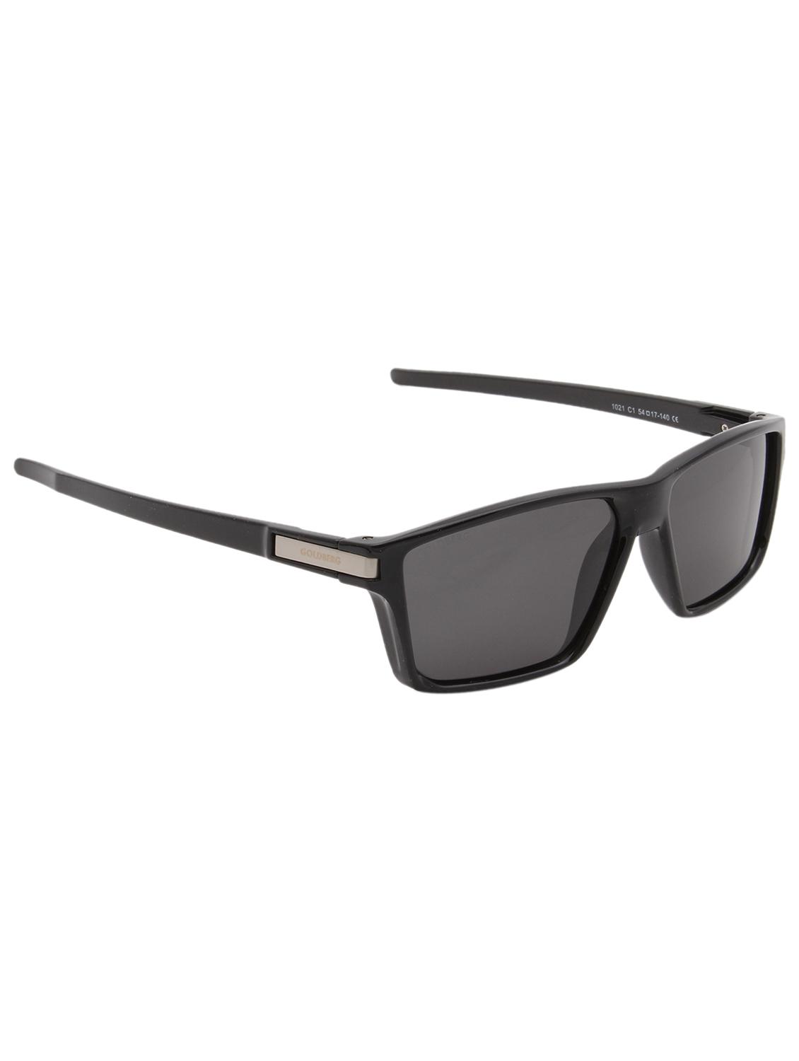 gold berg black lens & wayfarer sunglasses with uv protected lens - 21998704 - Standard Image - 2