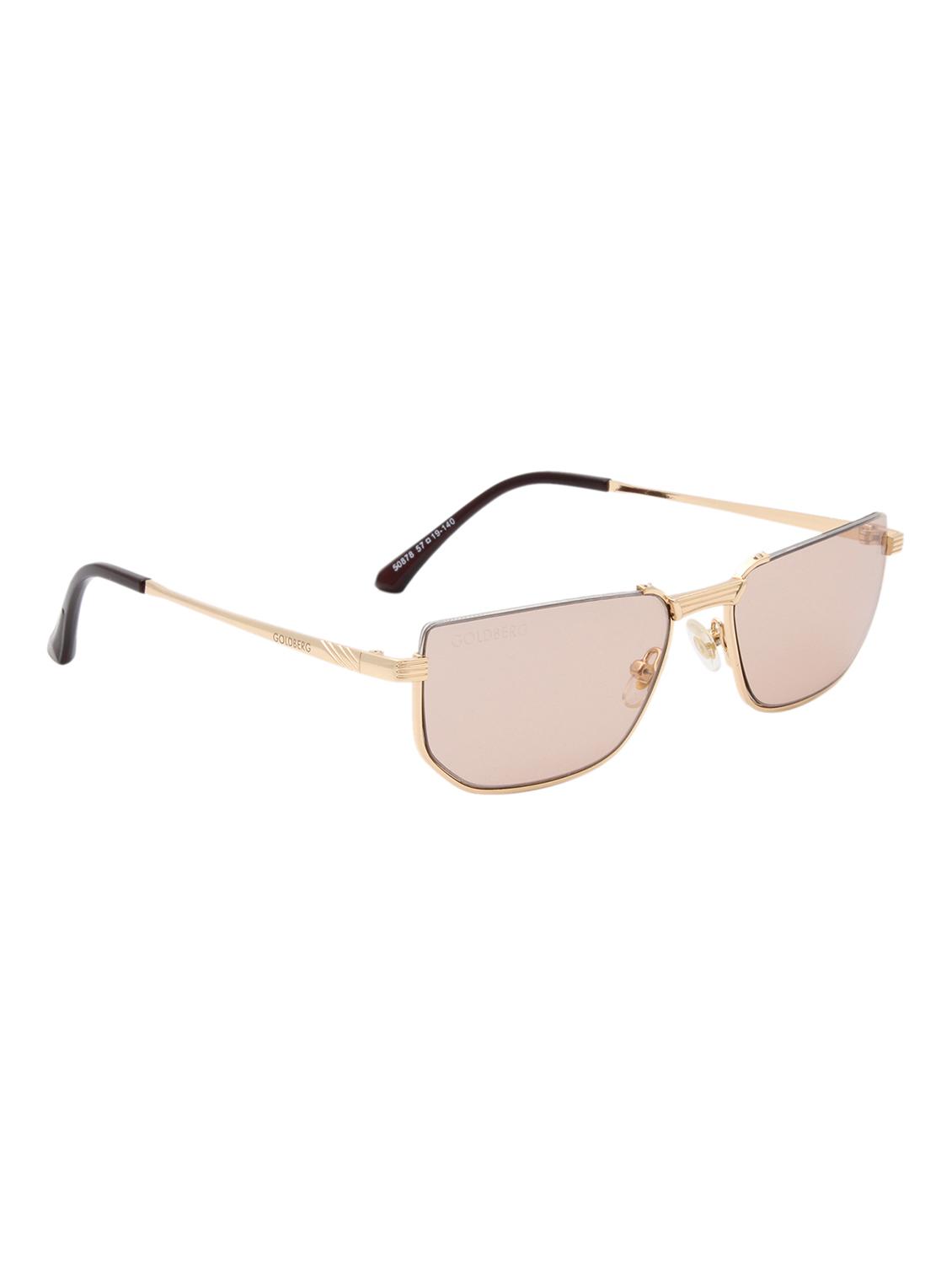 ted smith unisex black premium metal sunglasses with polarized lenses. - 21998708 - Standard Image - 2