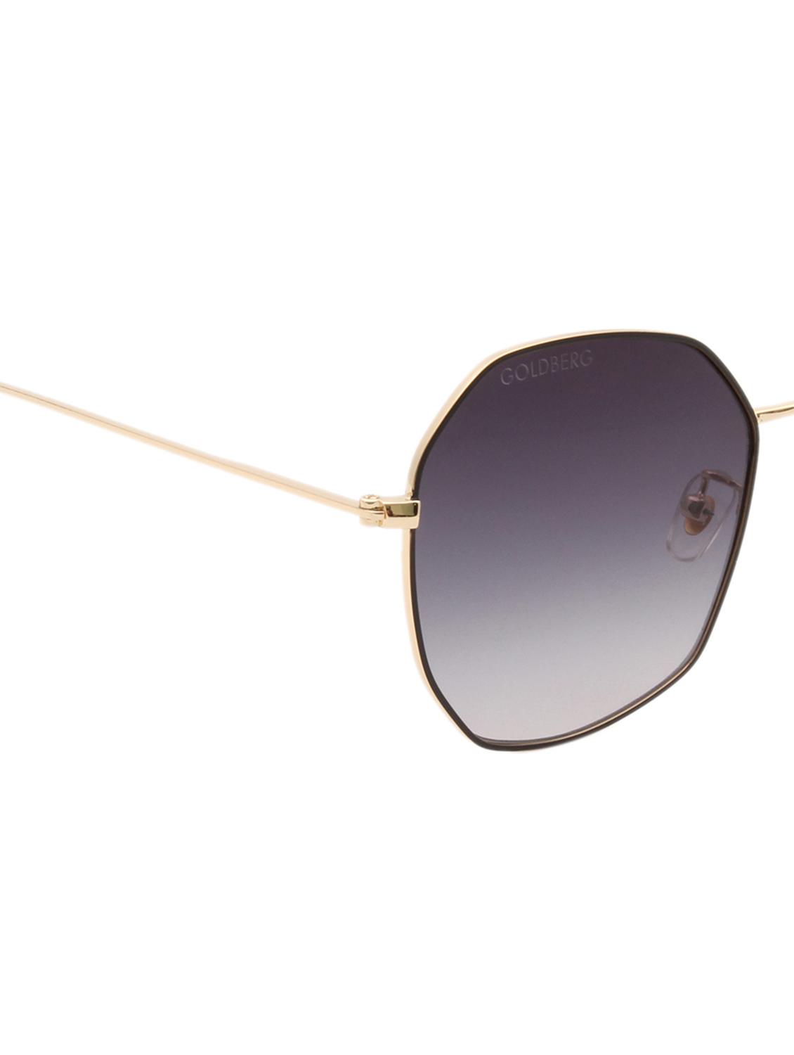 ted smith unisex black premium metal sunglasses with polarized lenses. - 21998710 - Standard Image - 2
