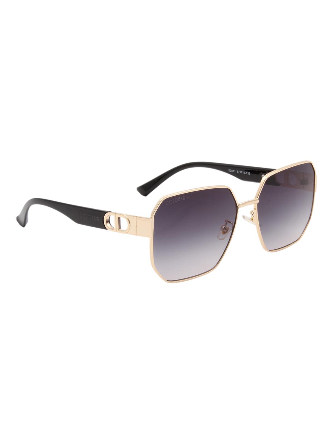 ted smith unisex blue premium metal sunglasses with polarized lenses. - 21998714 - Standard Image - 2