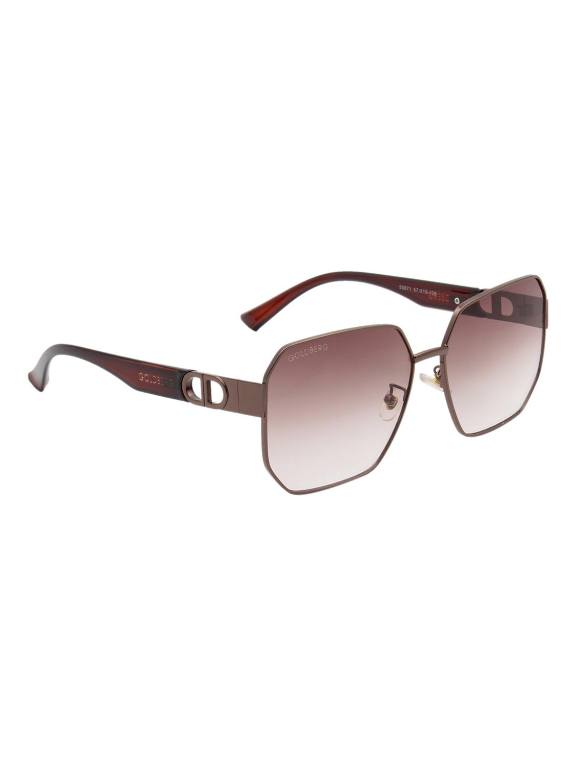 ted smith unisex pink premium metal sunglasses with polarized lenses. - 21998716 - Standard Image - 2