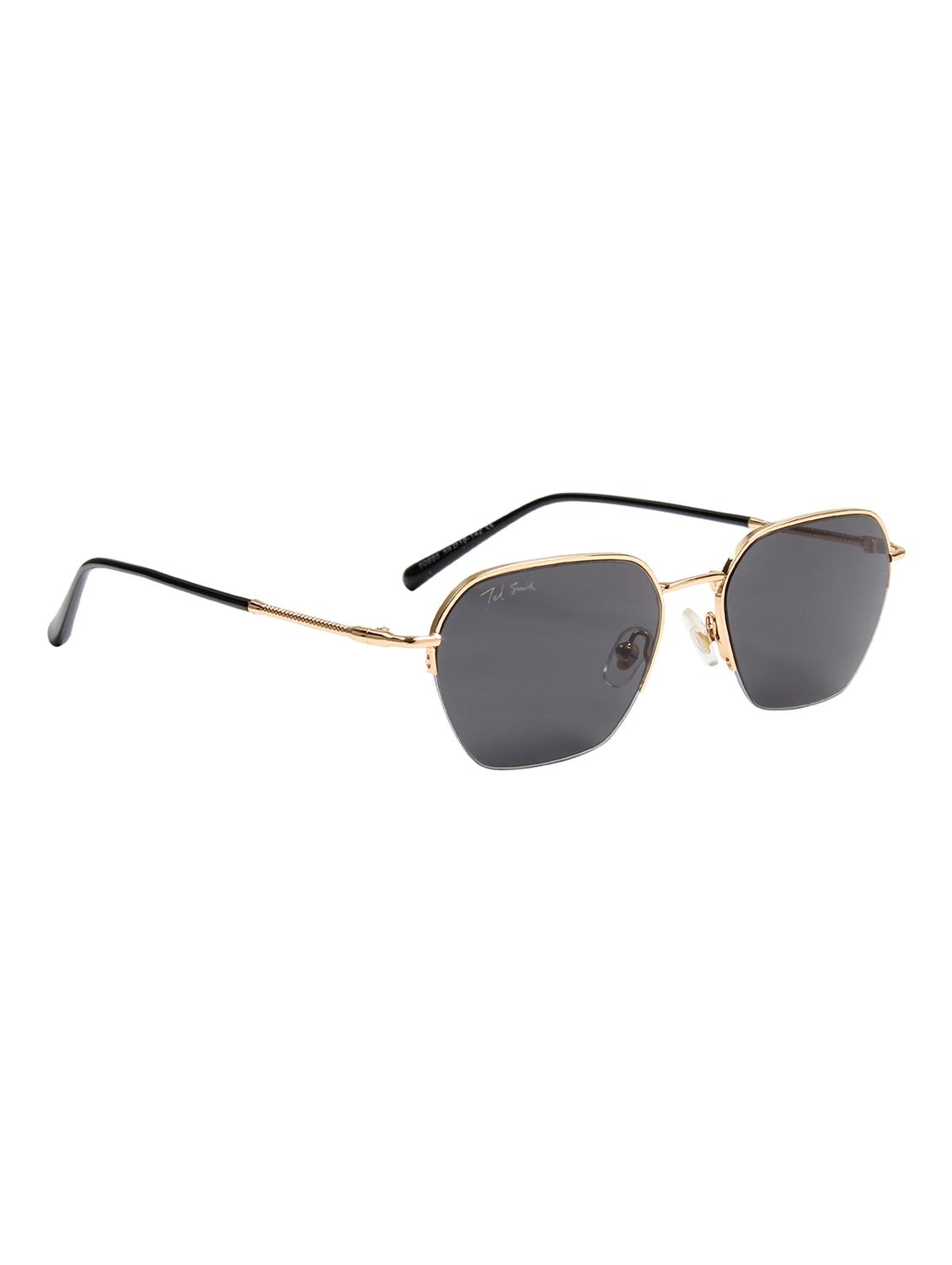 ted smith unisex clear premium metal sunglasses with polarized lenses. - 21998717 - Standard Image - 2