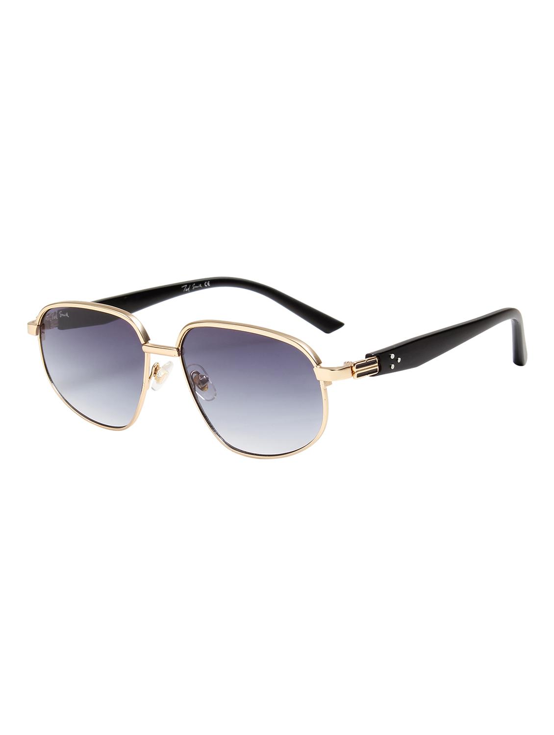 ted smith unisex aesthetic-bold gold-purple aviator sunglasses with uv protected lens - 21998736 - Standard Image - 2